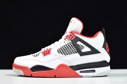 JORDAN RED FIRE AIR RETRO  (2020) 4 DC7770-160  0713